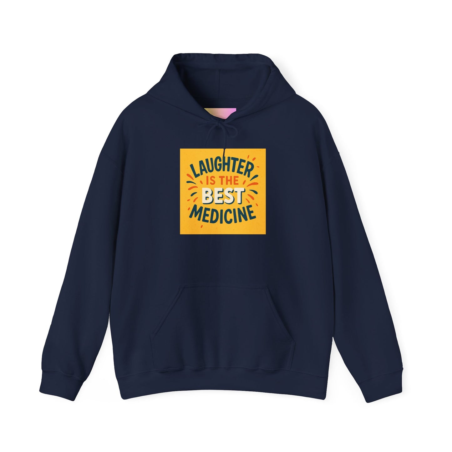 Laughter is the Best Medicine Hoodie, Unisex Sweatshirt, Funny Gift, Cozy Apparel, Inspirational Hoodie, Comfort Wear