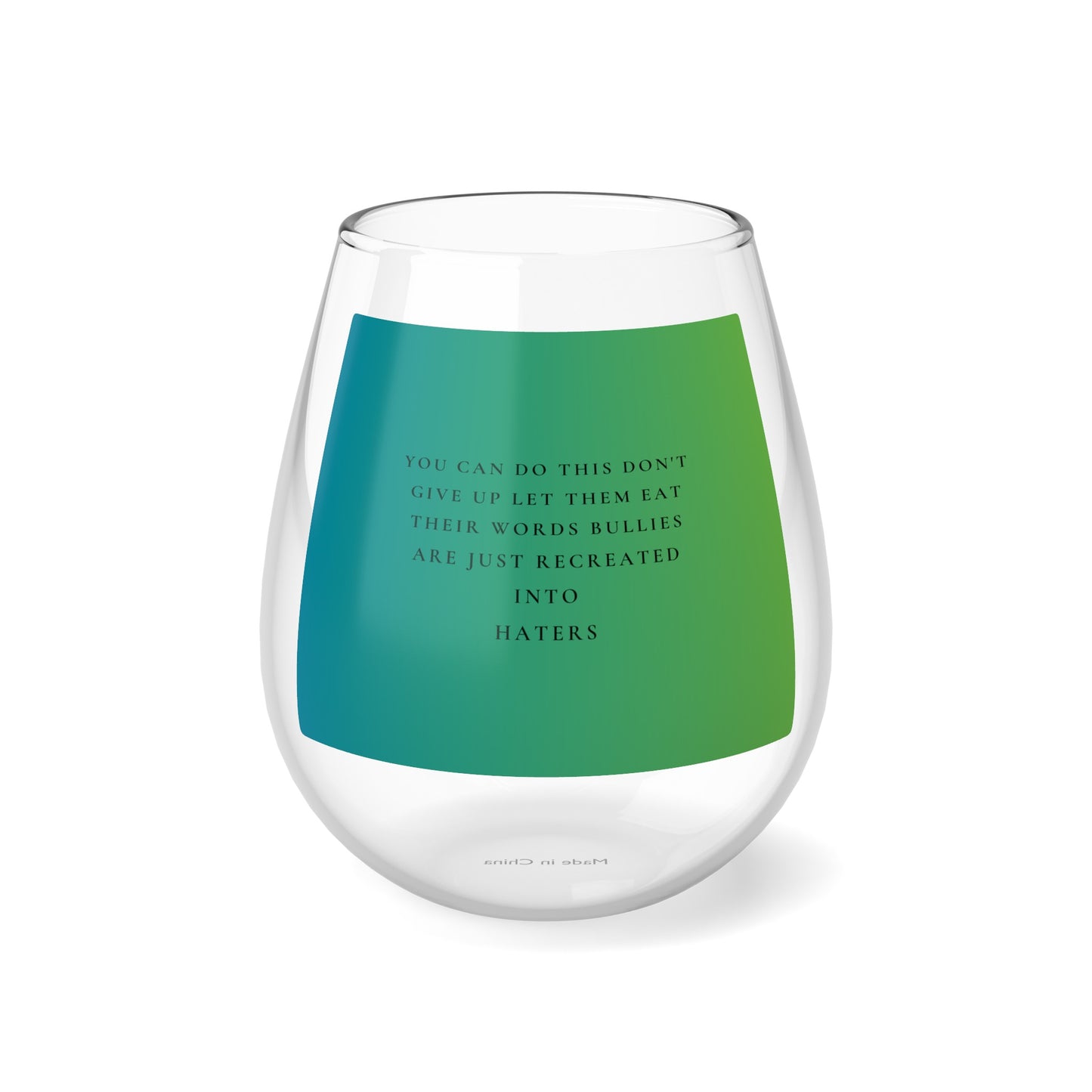 Stemless Wine Glass, 11.75oz