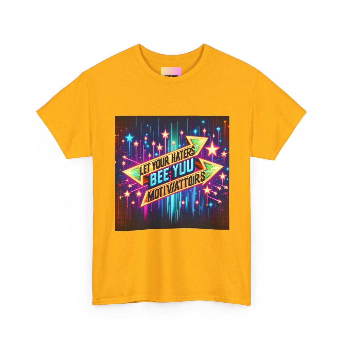 Vibrant Motivational Tee, Unisex Heavy Cotton Tee, Inspirational Shirt, Gift for Friends, Encouragement T-shirt, Positive Vibe Apparel