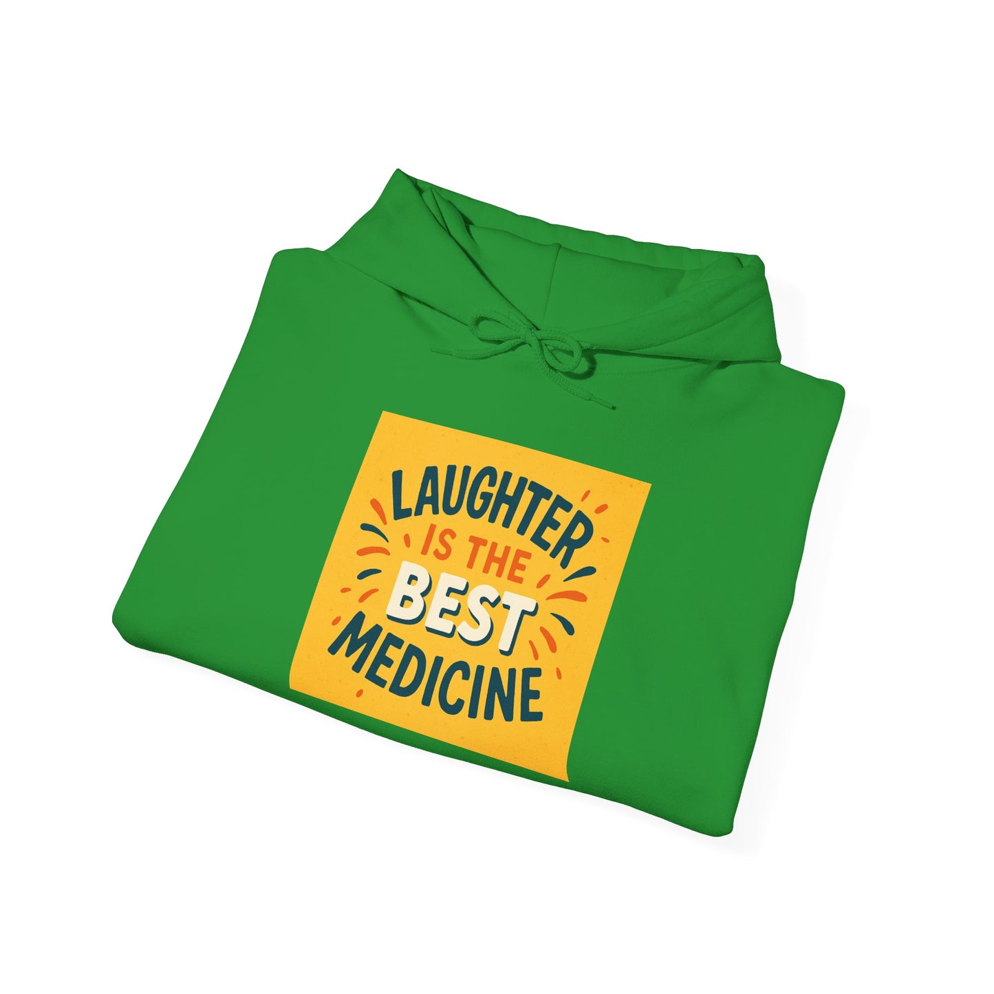 Laughter is the Best Medicine Hoodie, Unisex Sweatshirt, Funny Gift, Cozy Apparel, Inspirational Hoodie, Comfort Wear