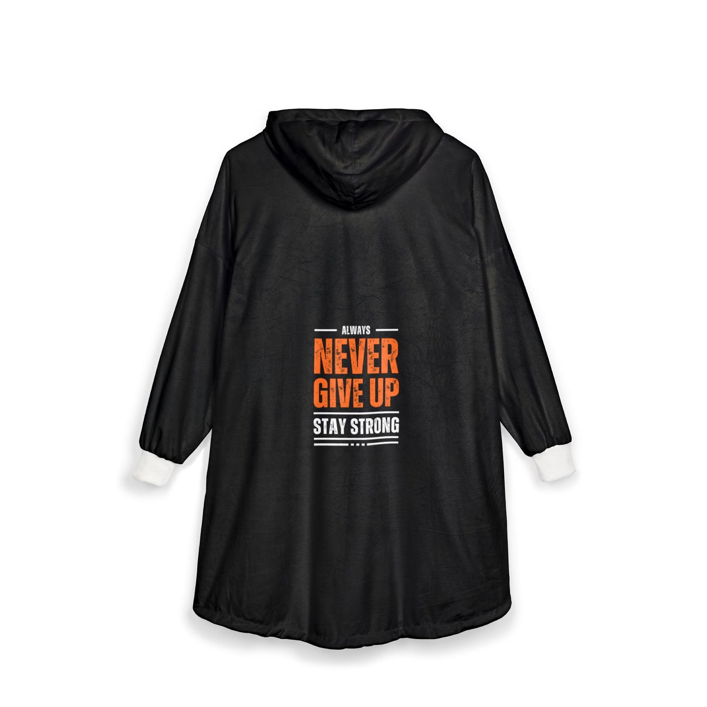 Inspirational Unisex Hooded Blanket - "Better Days Ahead" & "Never Give Up"