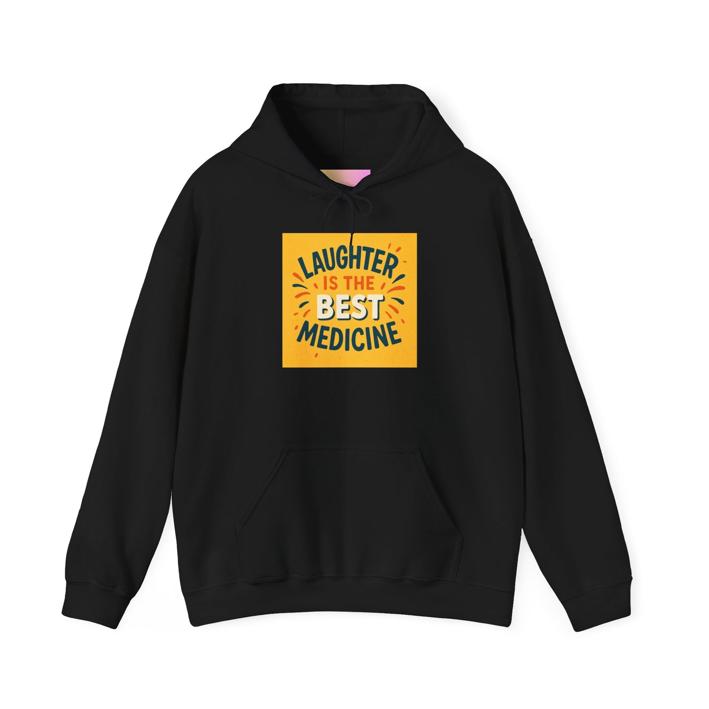 Laughter is the Best Medicine Hoodie, Unisex Sweatshirt, Funny Gift, Cozy Apparel, Inspirational Hoodie, Comfort Wear