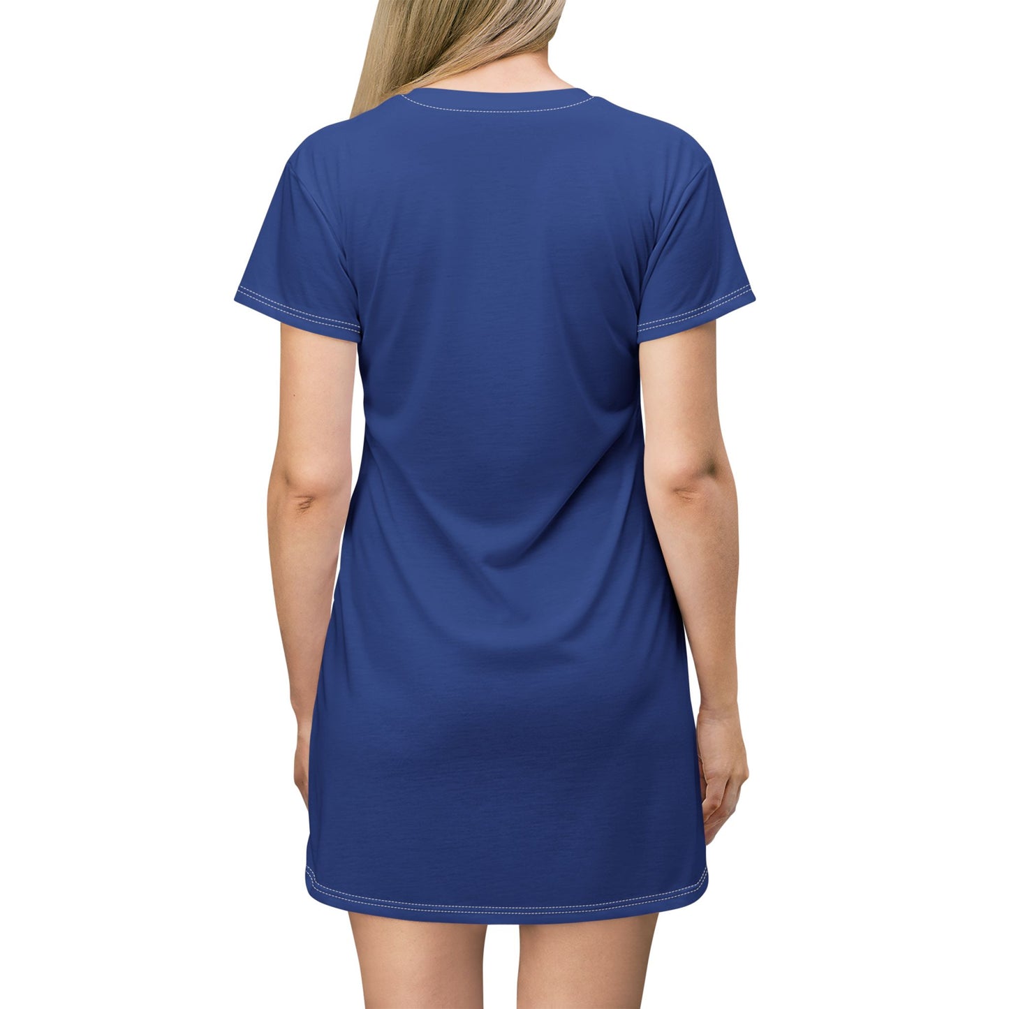 Motivational Quote T-Shirt Dress — "Life Is Like a Remote, Only You Can Change It"
