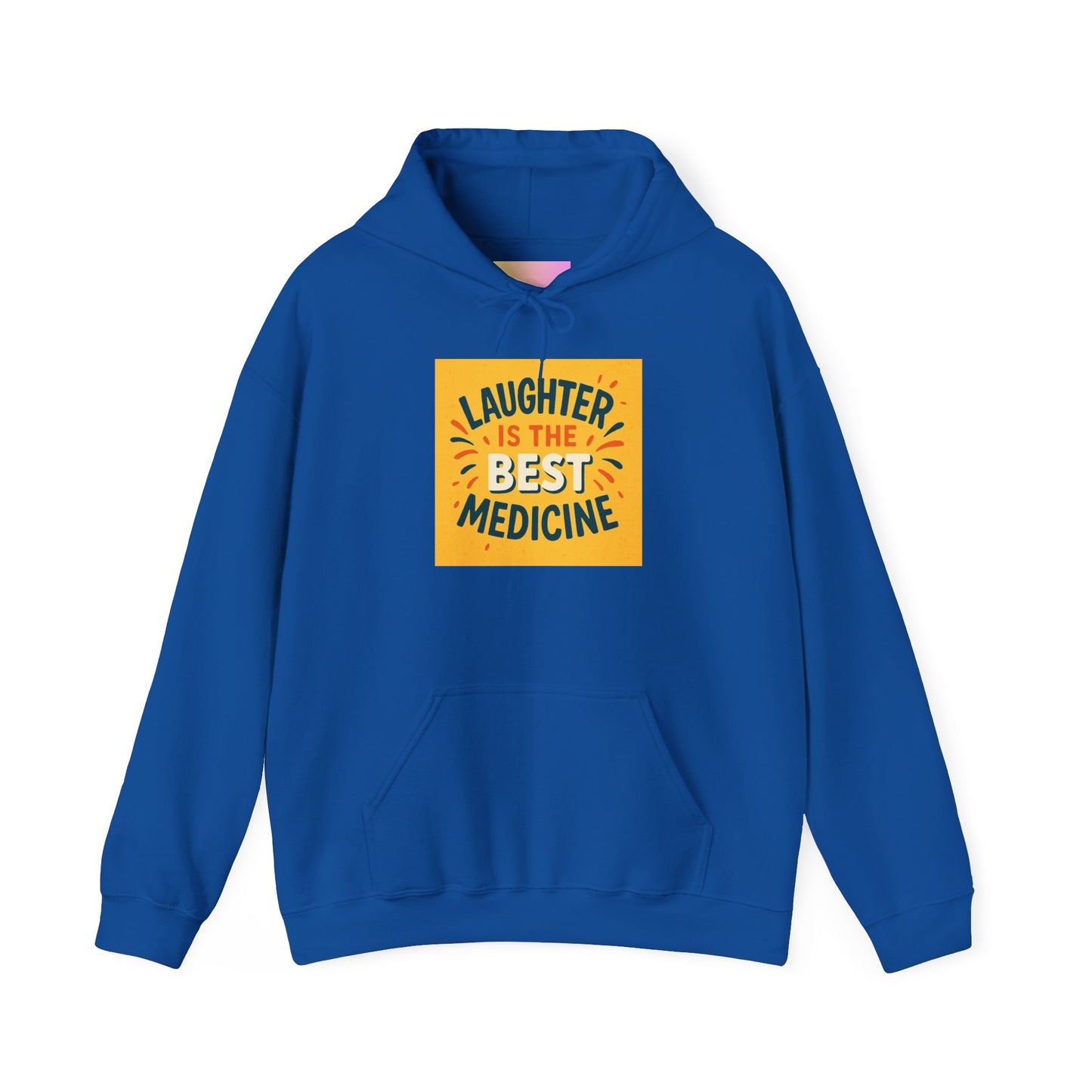 Laughter is the Best Medicine Hoodie, Unisex Sweatshirt, Funny Gift, Cozy Apparel, Inspirational Hoodie, Comfort Wear