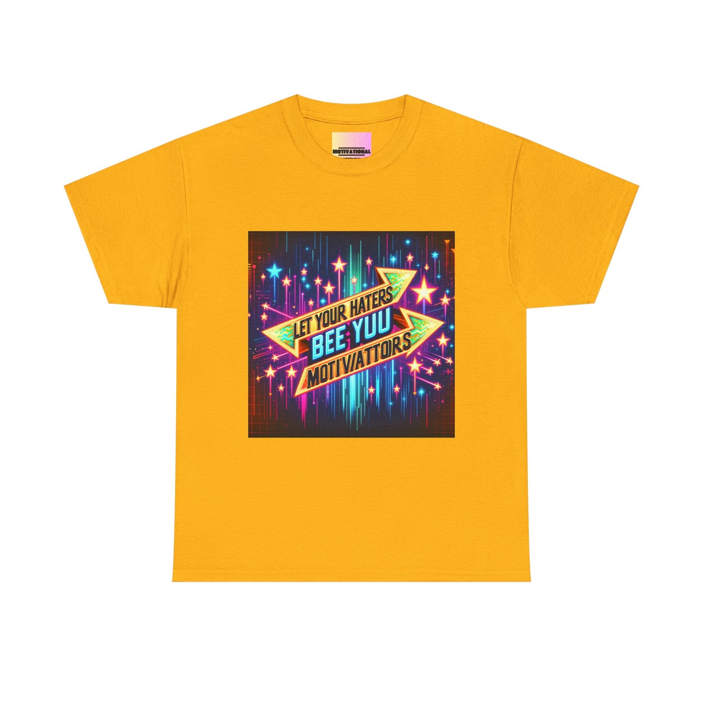 Vibrant Motivational Tee, Unisex Heavy Cotton Tee, Inspirational Shirt, Gift for Friends, Encouragement T-shirt, Positive Vibe Apparel