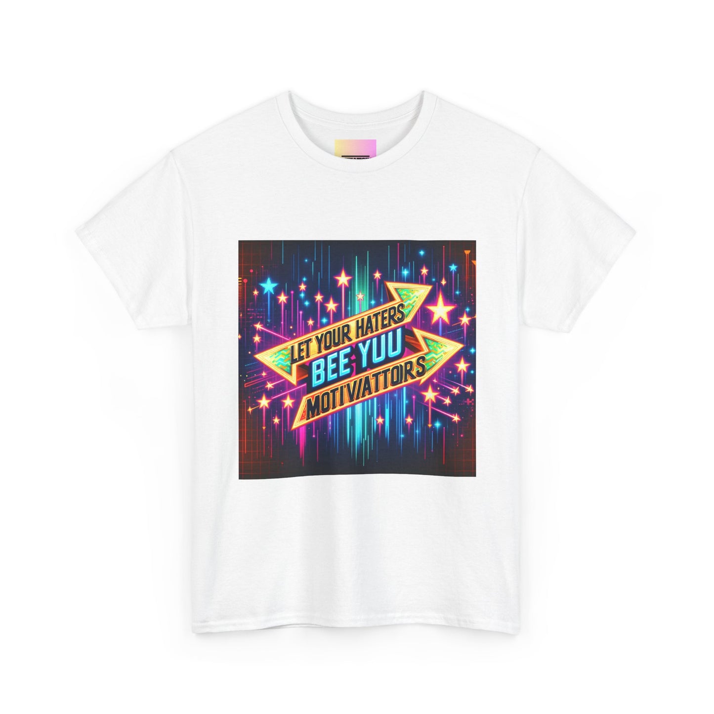 Vibrant Motivational Tee, Unisex Heavy Cotton Tee, Inspirational Shirt, Gift for Friends, Encouragement T-shirt, Positive Vibe Apparel