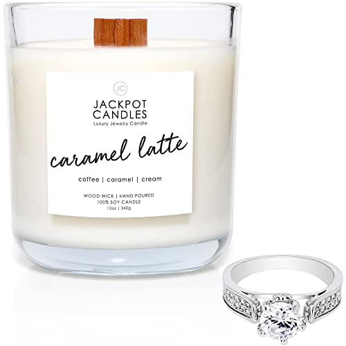 Jackpot Candles Birthday Cake Candle with Ring Inside (Surprise Jewelry Valued at $15 to $5,000) Ring Size 7