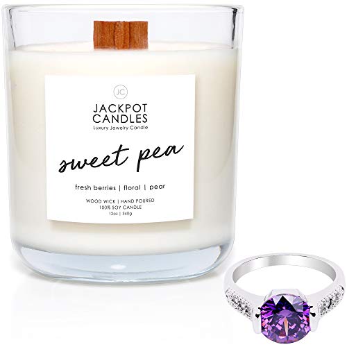 Jackpot Candles Birthday Cake Candle with Ring Inside (Surprise Jewelry Valued at $15 to $5,000) Ring Size 7