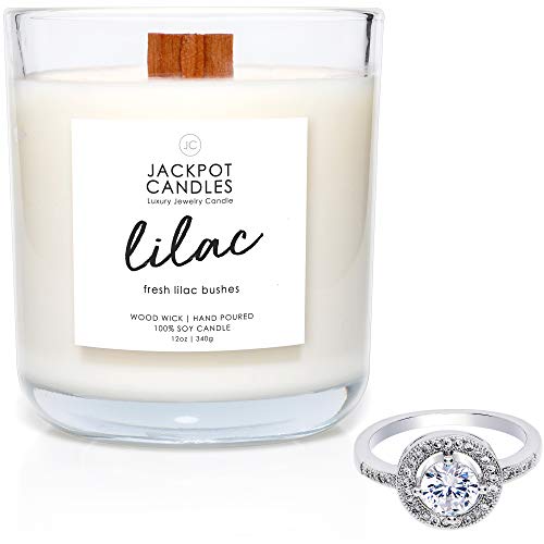 Jackpot Candles Birthday Cake Candle with Ring Inside (Surprise Jewelry Valued at $15 to $5,000) Ring Size 7