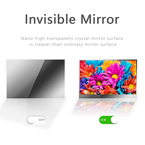 Soulaca 22 inches Smart Mirror TV Screen Waterproof Bathroom Shower Television Integrated WiFi Bluetooth 1080P ATSC Tuner 2024 New Model