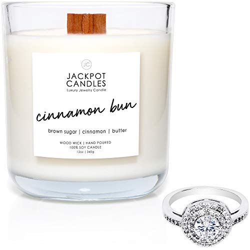 Jackpot Candles Birthday Cake Candle with Ring Inside (Surprise Jewelry Valued at $15 to $5,000) Ring Size 7