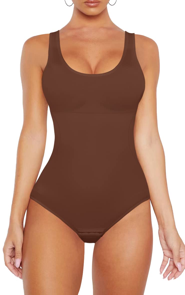 VVX Bodysuit for Women - Tummy Control Seamless Tops Compression Butt Lifting Shapewear Bodysuits