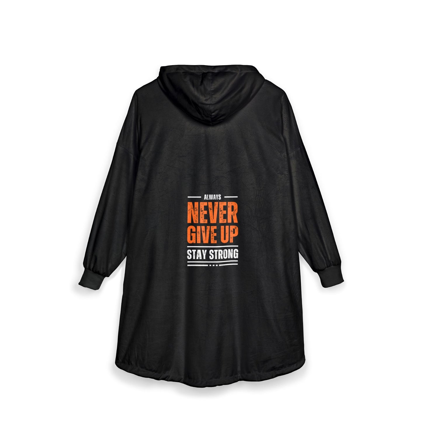 Inspirational Unisex Hooded Blanket - "Better Days Ahead" & "Never Give Up"