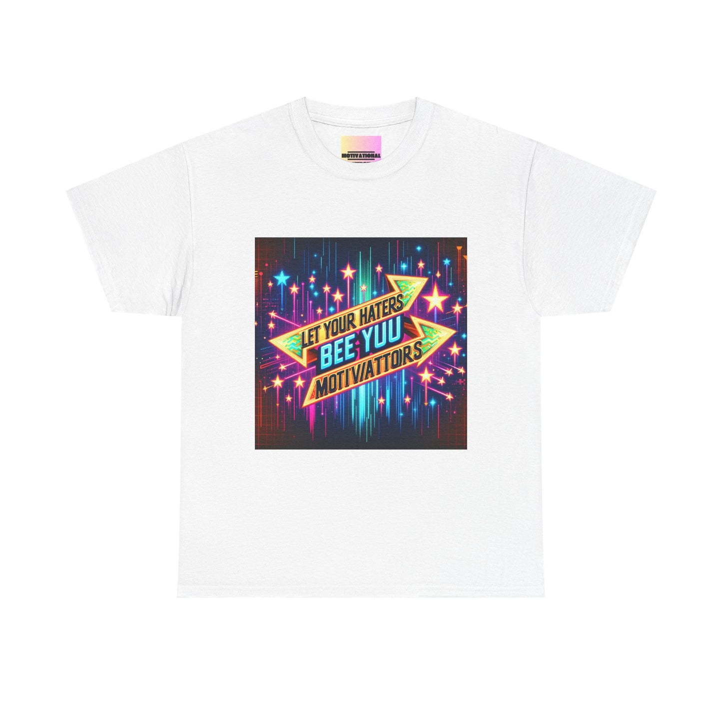 Vibrant Motivational Tee, Unisex Heavy Cotton Tee, Inspirational Shirt, Gift for Friends, Encouragement T-shirt, Positive Vibe Apparel
