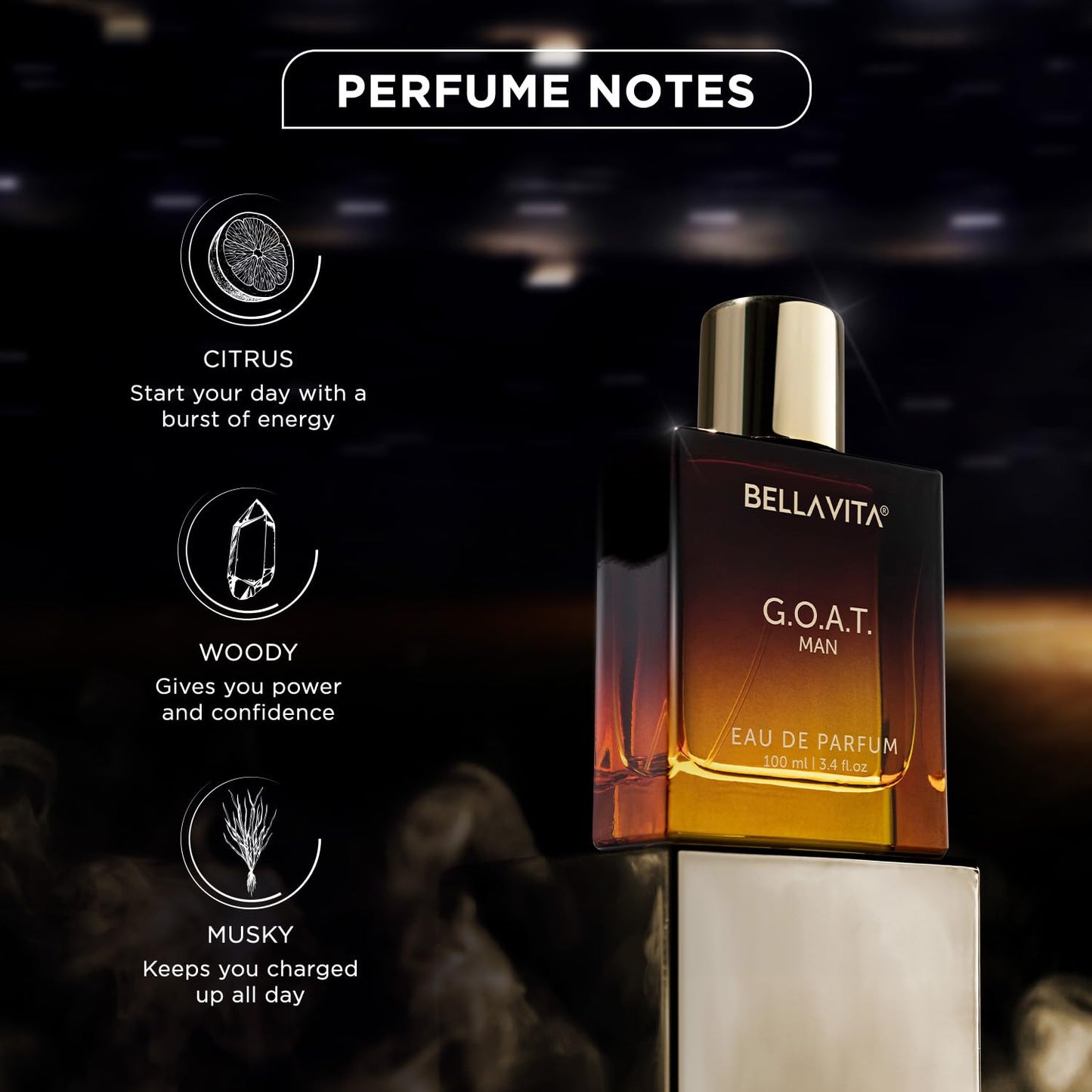 Perfume Set for Women and Men (4x0.68 fl. oz.) | Unisex | Includes: Skai, Fresh, White Oud, Honey Oud | Ideal for trials, gifting, or mix-and-match