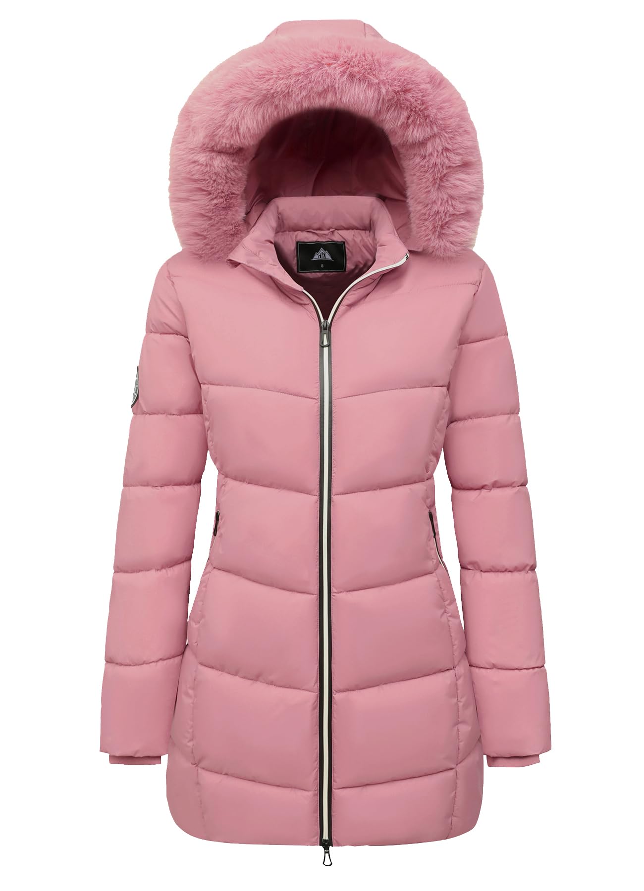 MOERDENG Women's Winter Windproof Warm Down Coats Waterproof Thicken Hooded fashions Puffer Jacket