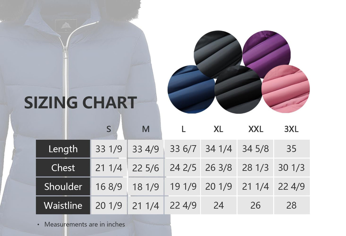MOERDENG Women's Winter Windproof Warm Down Coats Waterproof Thicken Hooded fashions Puffer Jacket