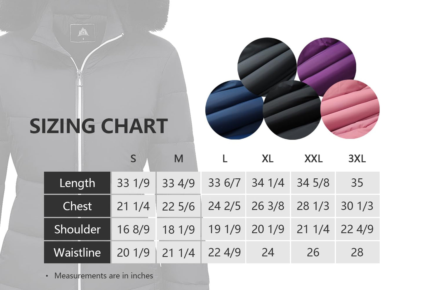 MOERDENG Women's Winter Windproof Warm Down Coats Waterproof Thicken Hooded fashions Puffer Jacket