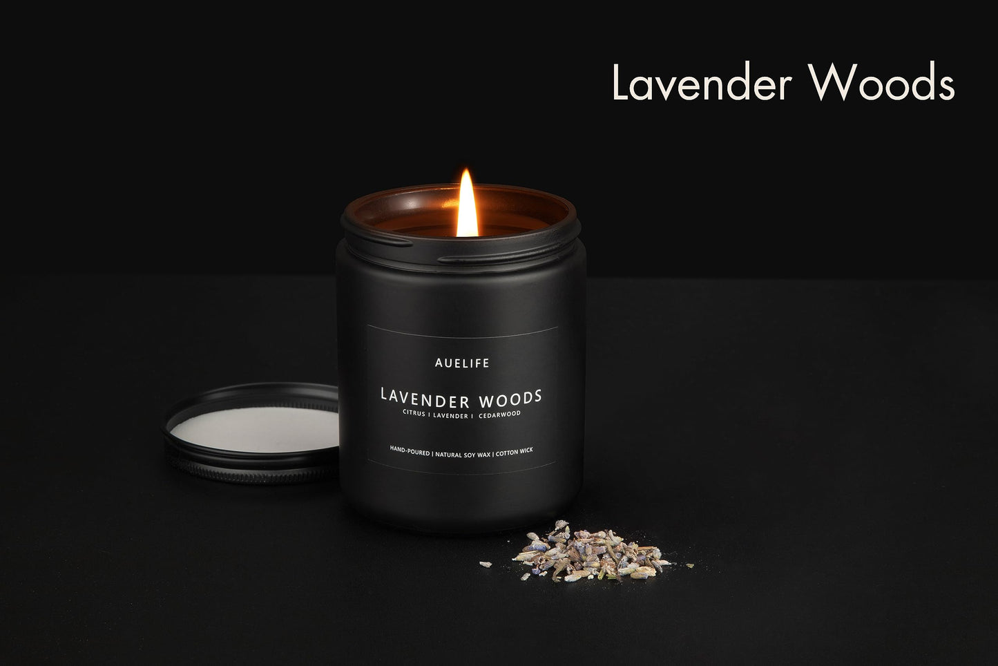 Scented Candles Set | Men Candle Set, Scented Candles for Home, Gifts for Men - 4 Pack Men Candle Gifts Soy Candles Scents of Lavender/Leather/Oak/Smoke & Vanilla