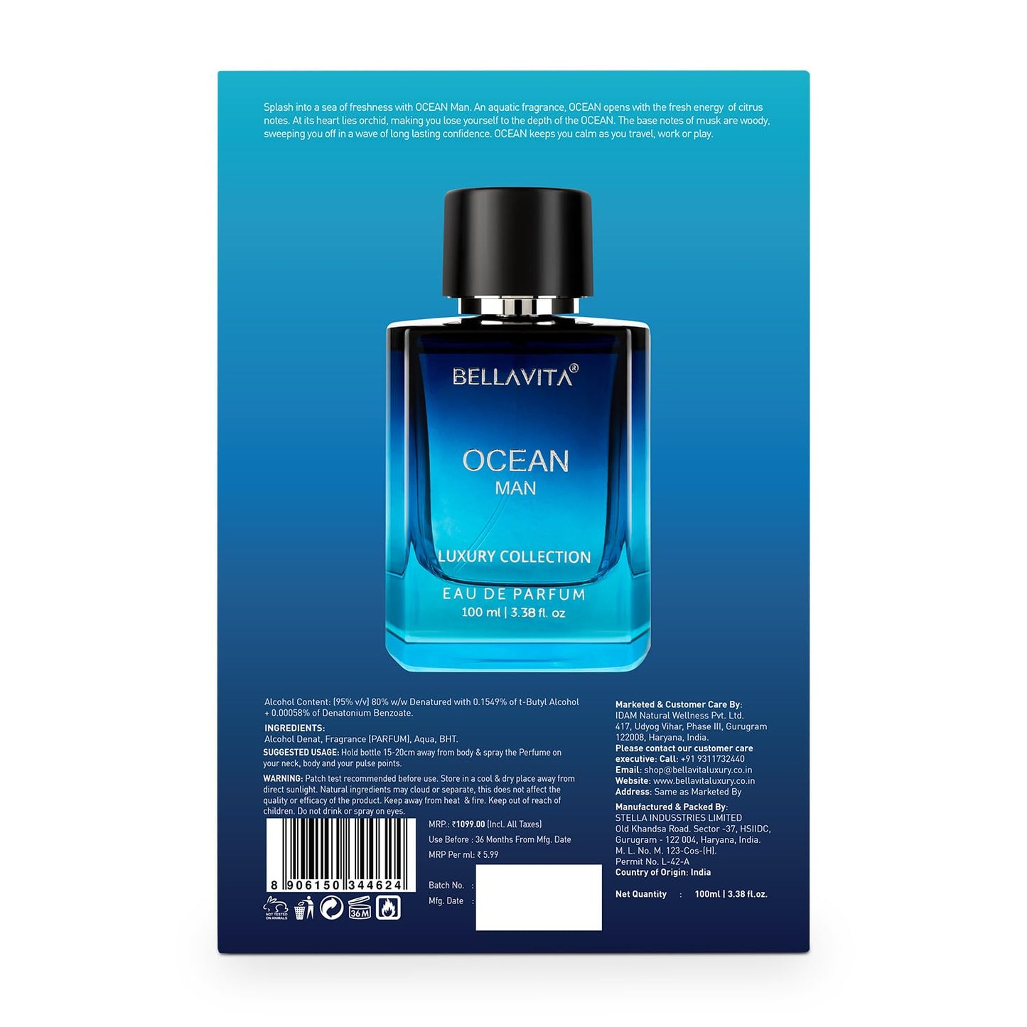 Perfume Set for Women and Men (4x0.68 fl. oz.) | Unisex | Includes: Skai, Fresh, White Oud, Honey Oud | Ideal for trials, gifting, or mix-and-match