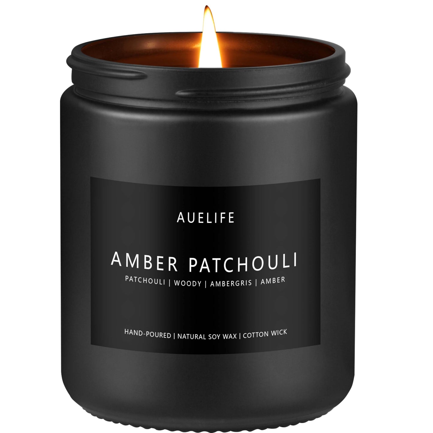 Scented Candles Set | Men Candle Set, Scented Candles for Home, Gifts for Men - 4 Pack Men Candle Gifts Soy Candles Scents of Lavender/Leather/Oak/Smoke & Vanilla