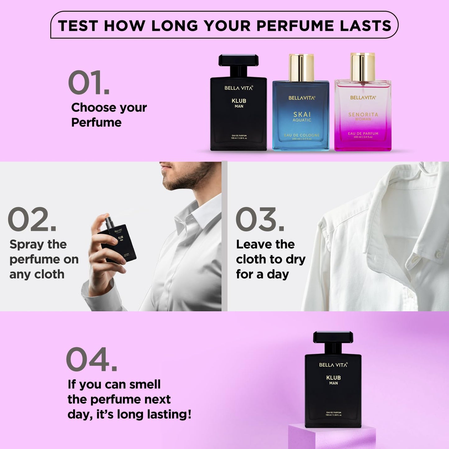 Perfume Set for Women and Men (4x0.68 fl. oz.) | Unisex | Includes: Skai, Fresh, White Oud, Honey Oud | Ideal for trials, gifting, or mix-and-match