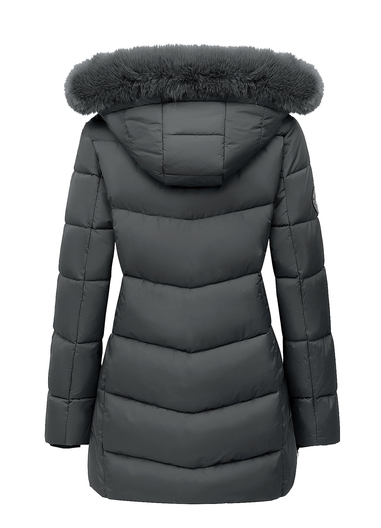 MOERDENG Women's Winter Windproof Warm Down Coats Waterproof Thicken Hooded fashions Puffer Jacket