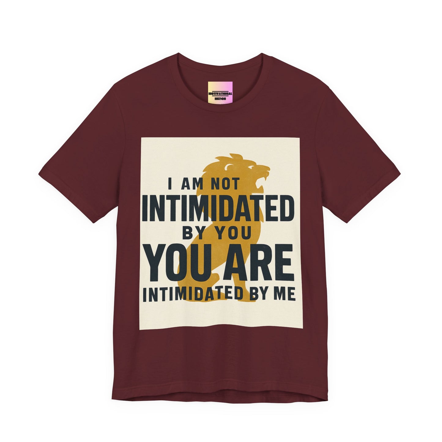 Bold Statement Tee: Unisex Jersey Short Sleeve, Motivational Apparel, Gift for Friends, Casual Wear, Confidence Shirt