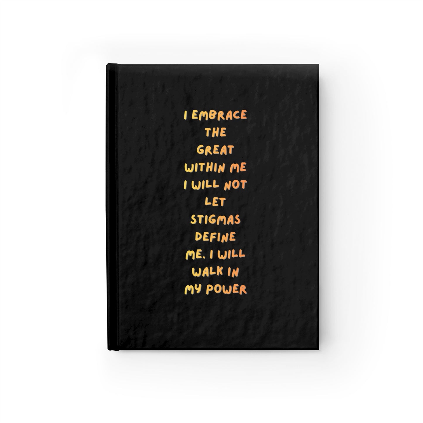 Affirmation Journal — "I Embrace the Great Within Me" Lined Notebook