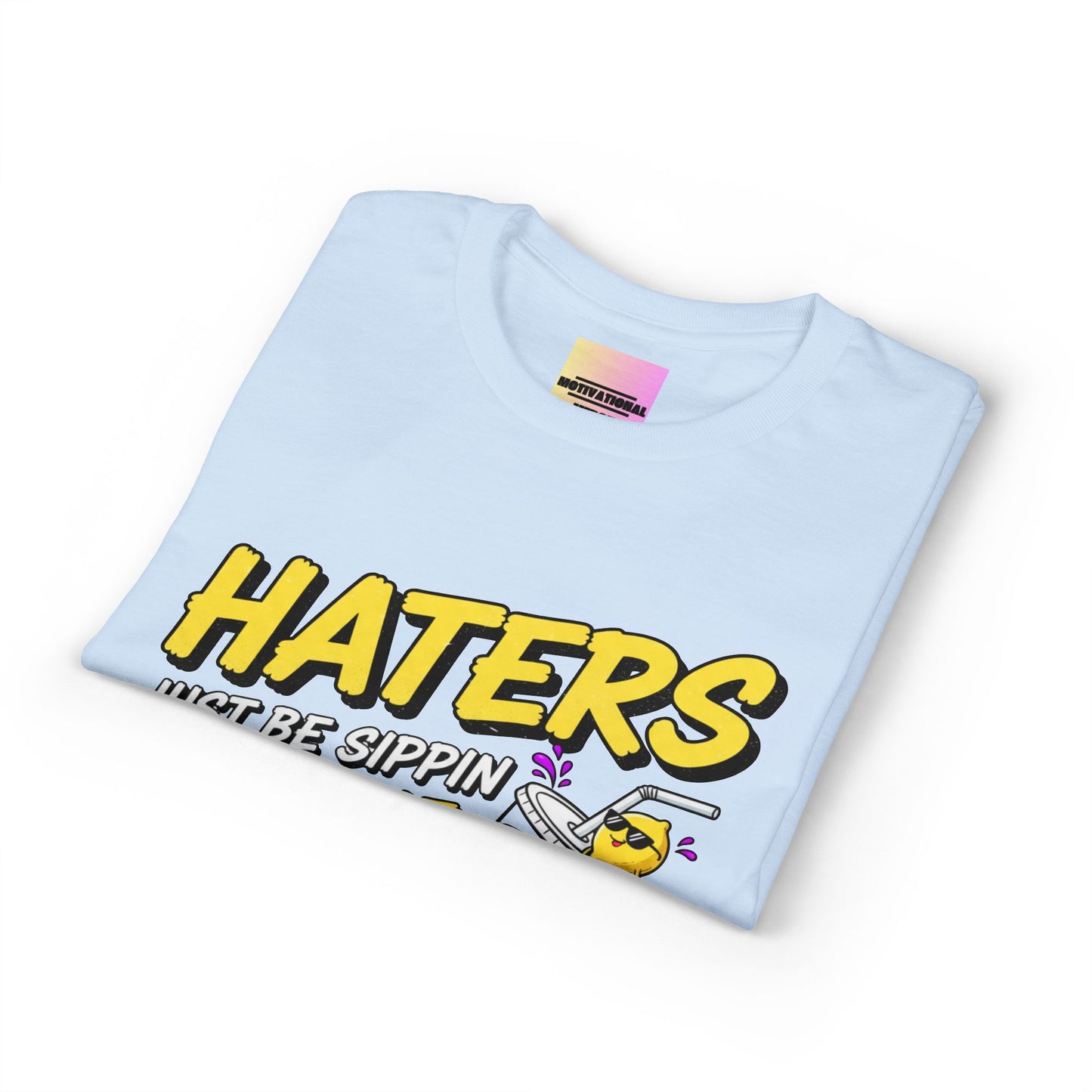 Haters Gonna Hate Tee — Retro Neon Soda Can Graphic T-Shirt