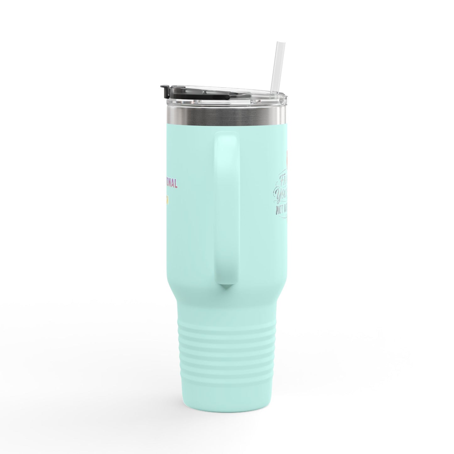 Motivational Merch 40oz Insulated Travel Mug — Large Stainless Steel Tumbler