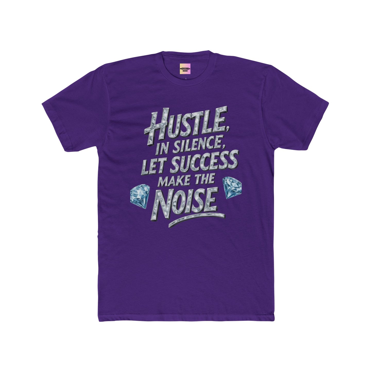 Hustle in Silence Tee — "Hustle in Silence, Let Success Make the Noise" Motivational Cotton T-Shirt