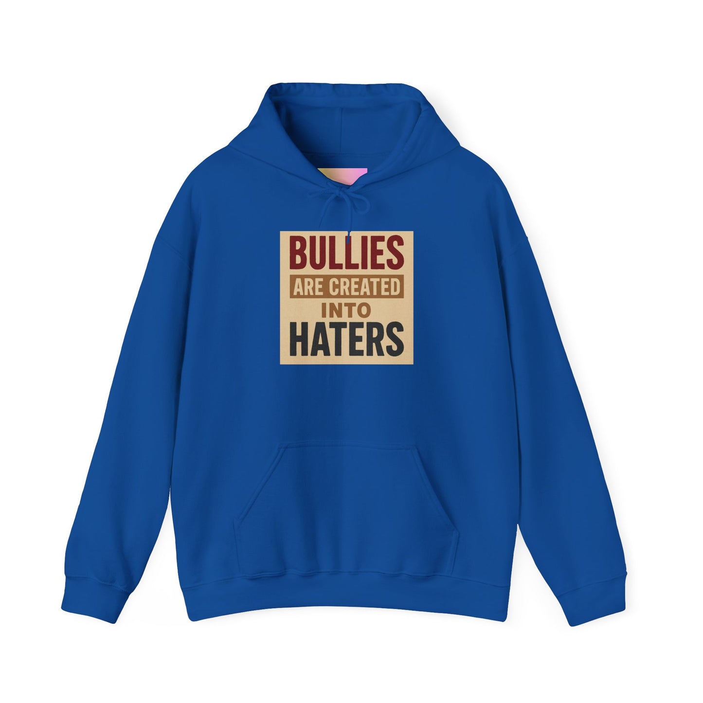 Inspirational Hooded Sweatshirt - "Bullies are Created into Haters" - Unisex, Gift for Teens, Awareness Apparel, Cozy Streetwear, [...]