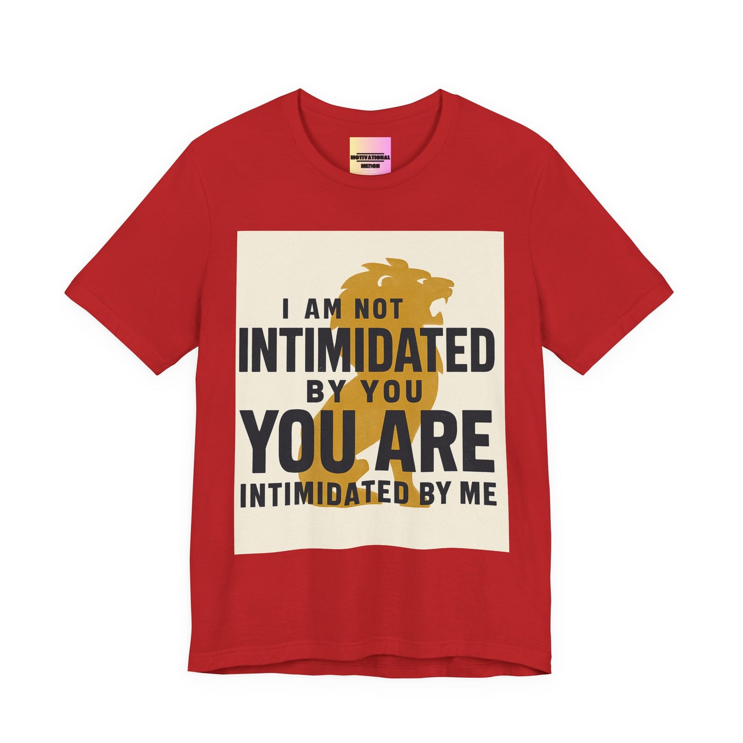 Bold Statement Tee: Unisex Jersey Short Sleeve, Motivational Apparel, Gift for Friends, Casual Wear, Confidence Shirt