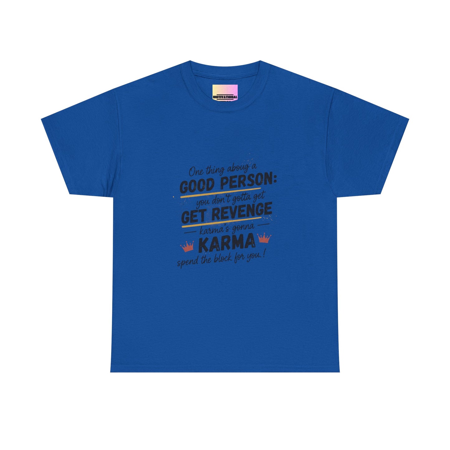 T-Shirt — "You Don’t Gotta Get Revenge" Skyline Quote Tee