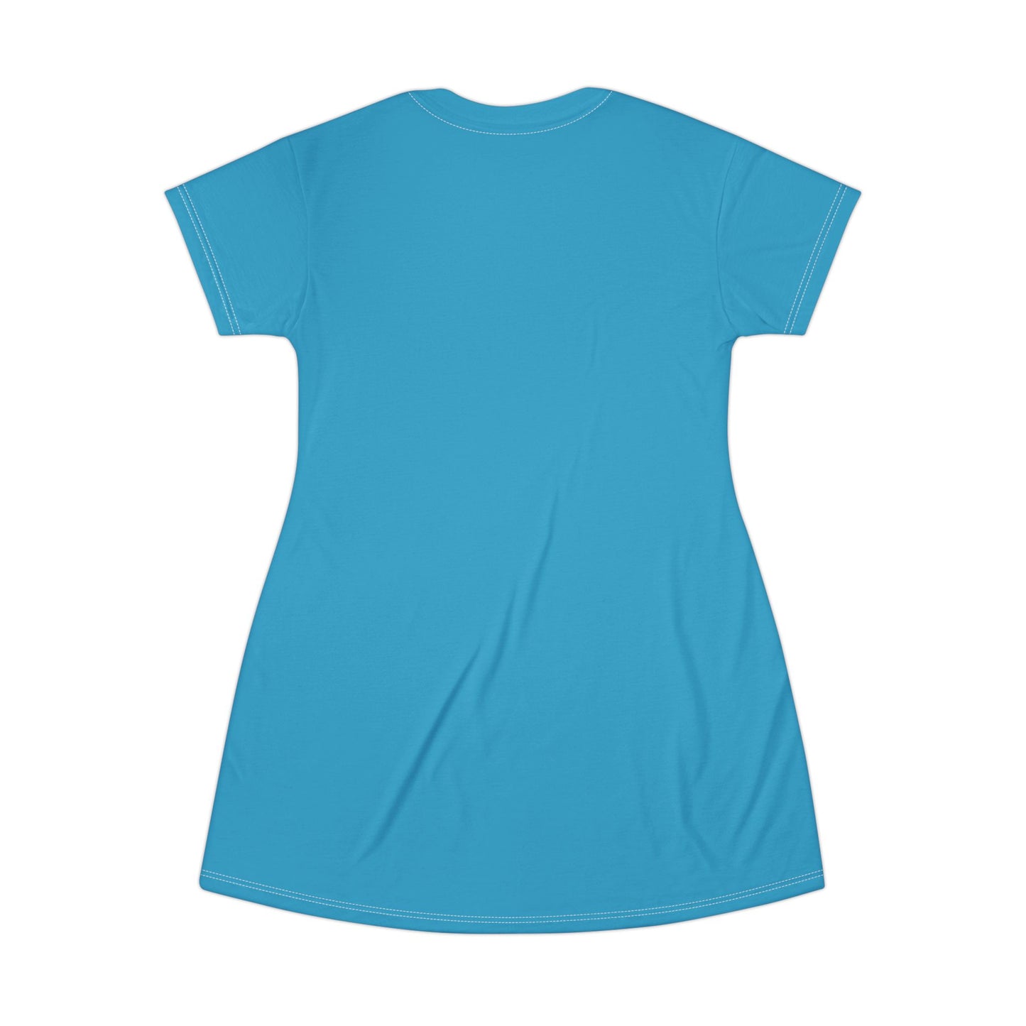 Inspirational Affirmation T-Shirt Dress — "I Embrace the Great Within Me"