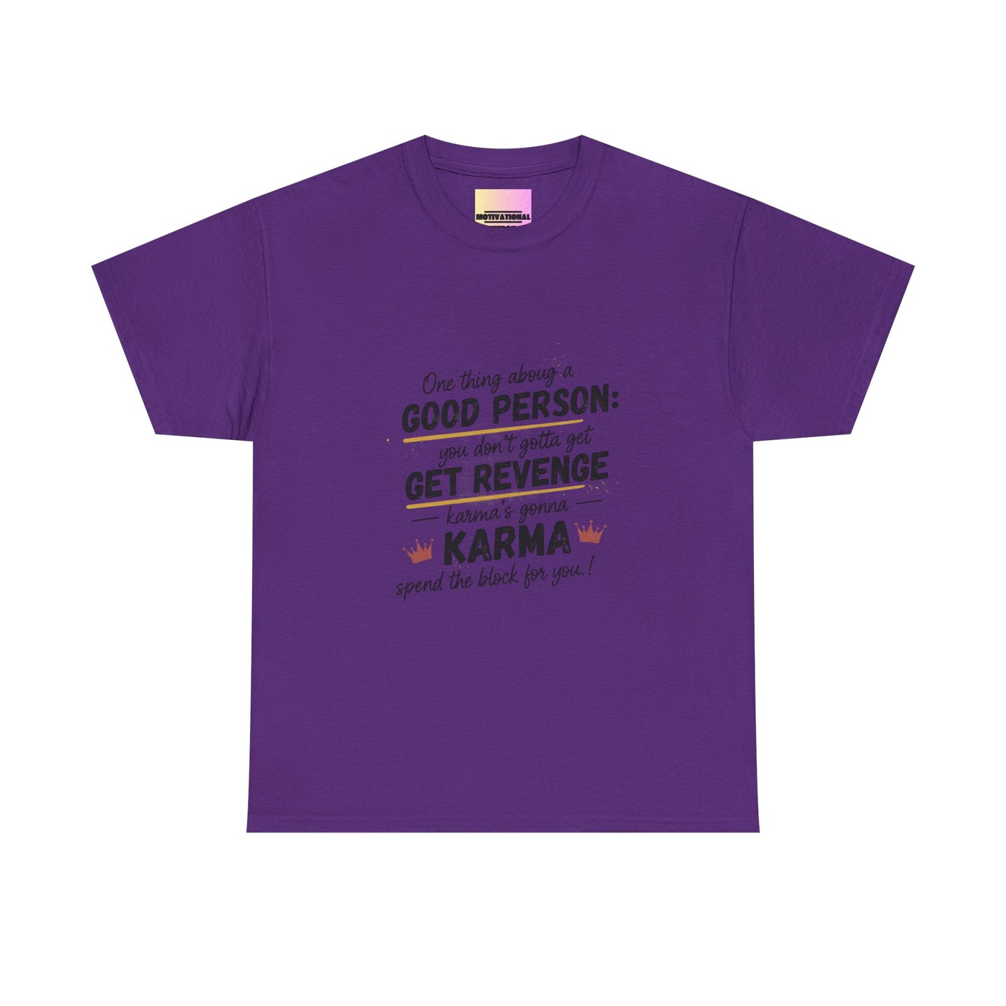 T-Shirt — "You Don’t Gotta Get Revenge" Skyline Quote Tee