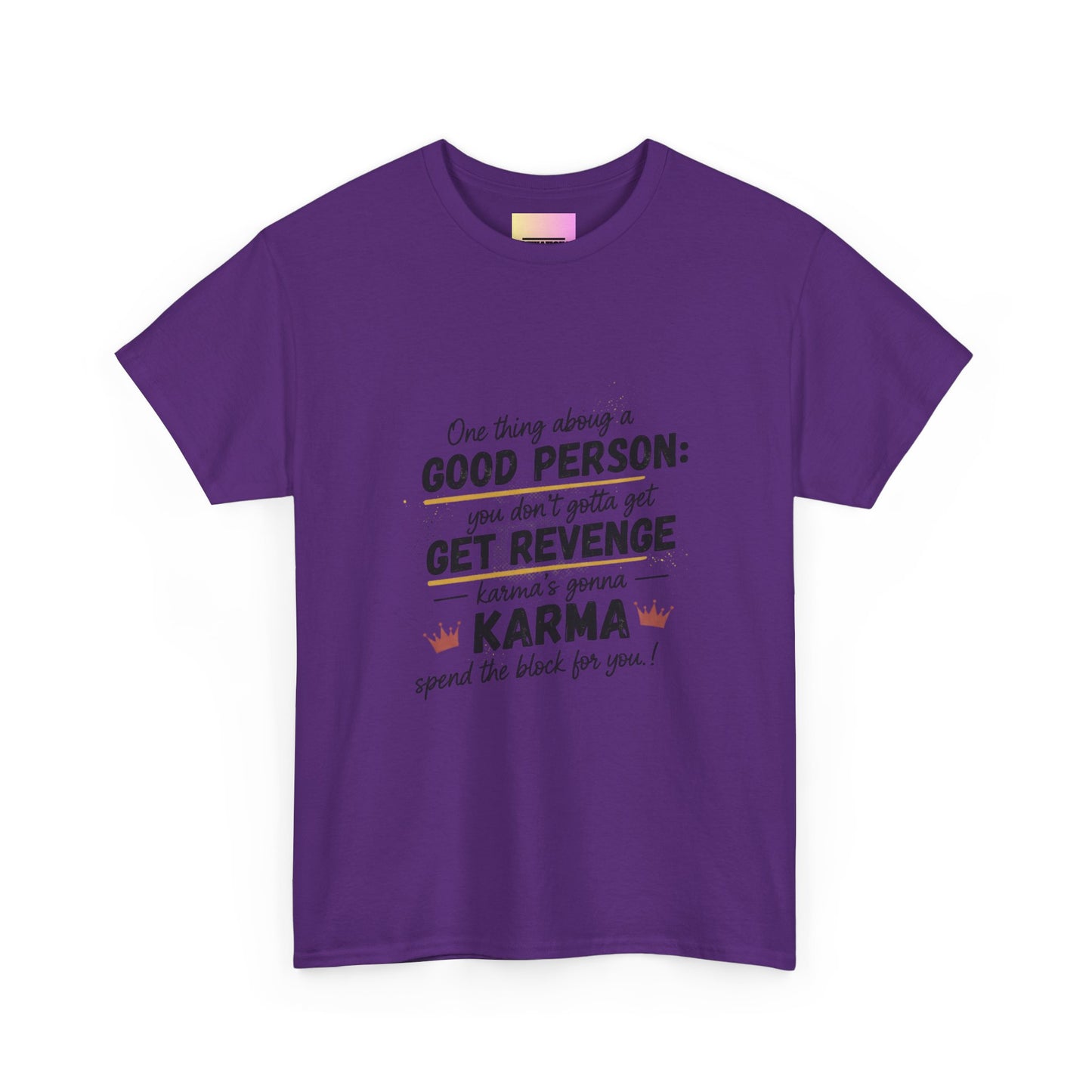 T-Shirt — "You Don’t Gotta Get Revenge" Skyline Quote Tee