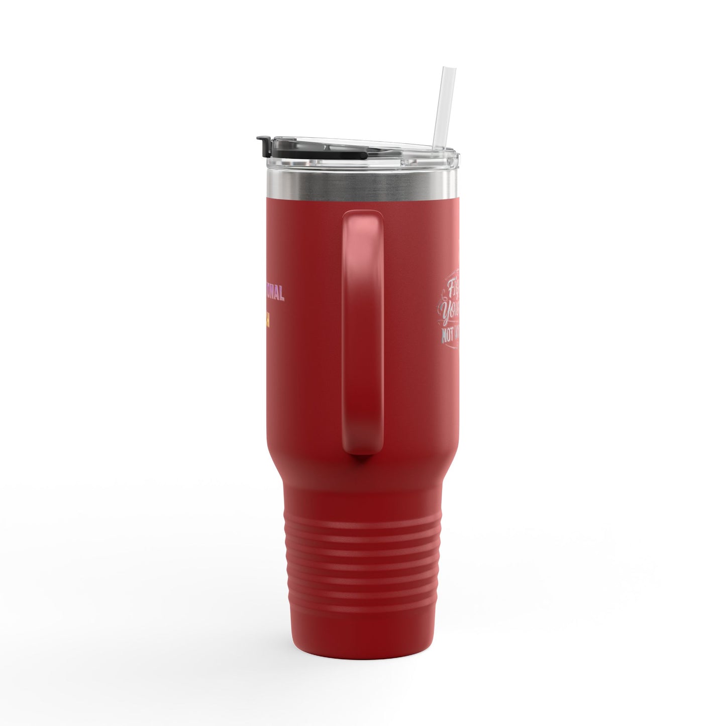 Motivational Merch 40oz Insulated Travel Mug — Large Stainless Steel Tumbler