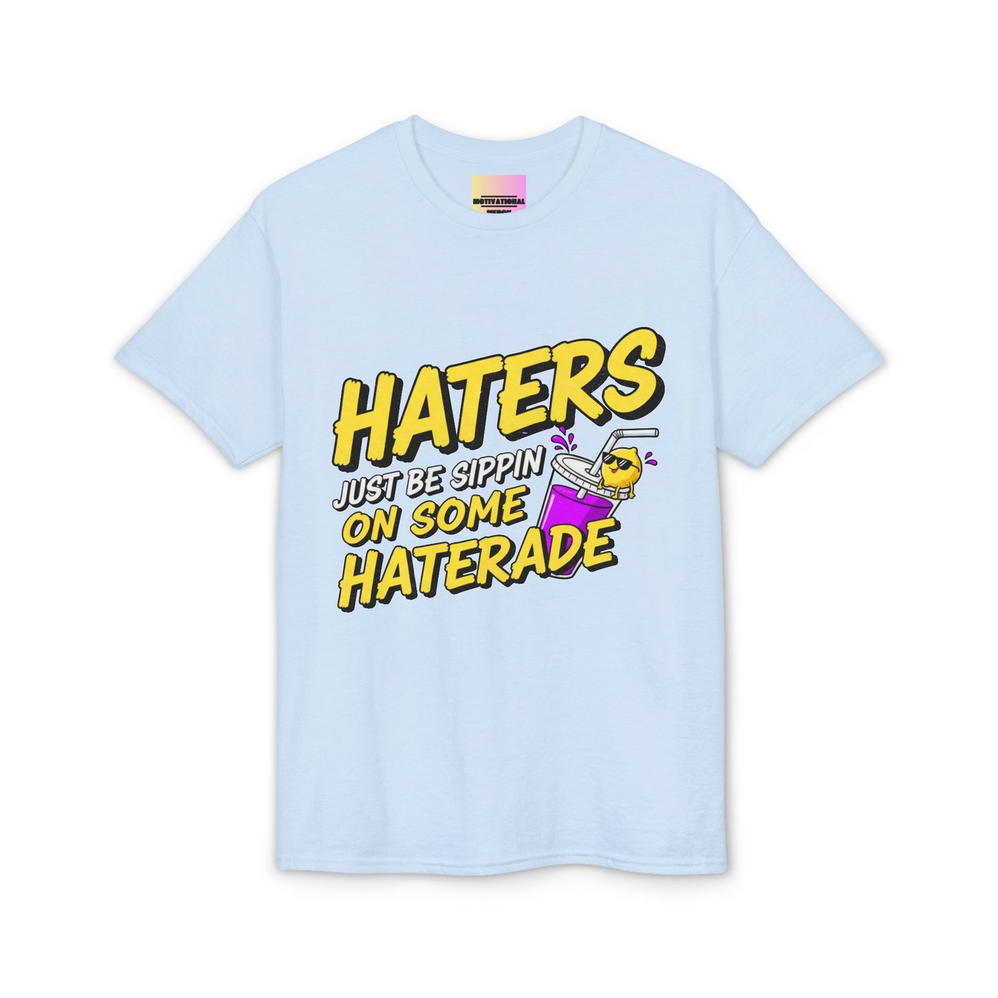 Haters Gonna Hate Tee — Retro Neon Soda Can Graphic T-Shirt
