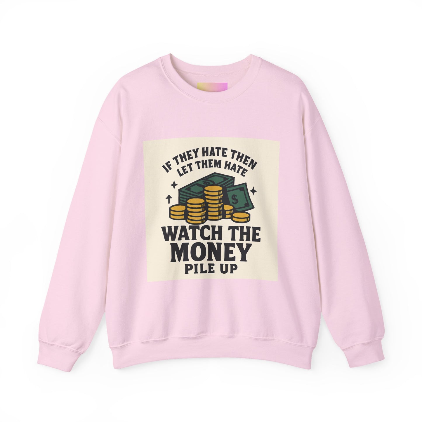 Money Watcher Sweatshirt - Unisex Crewneck, Motivational Gift, Casual Wear, Birthday Present, Cozy Style