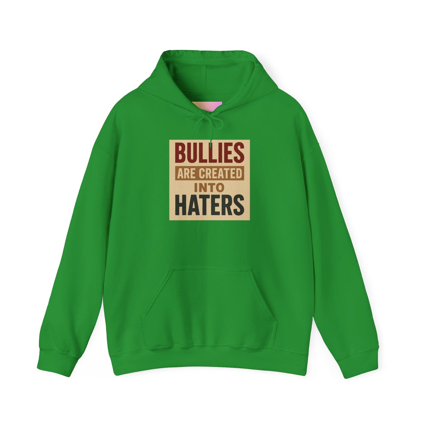 Inspirational Hooded Sweatshirt - "Bullies are Created into Haters" - Unisex, Gift for Teens, Awareness Apparel, Cozy Streetwear, [...]