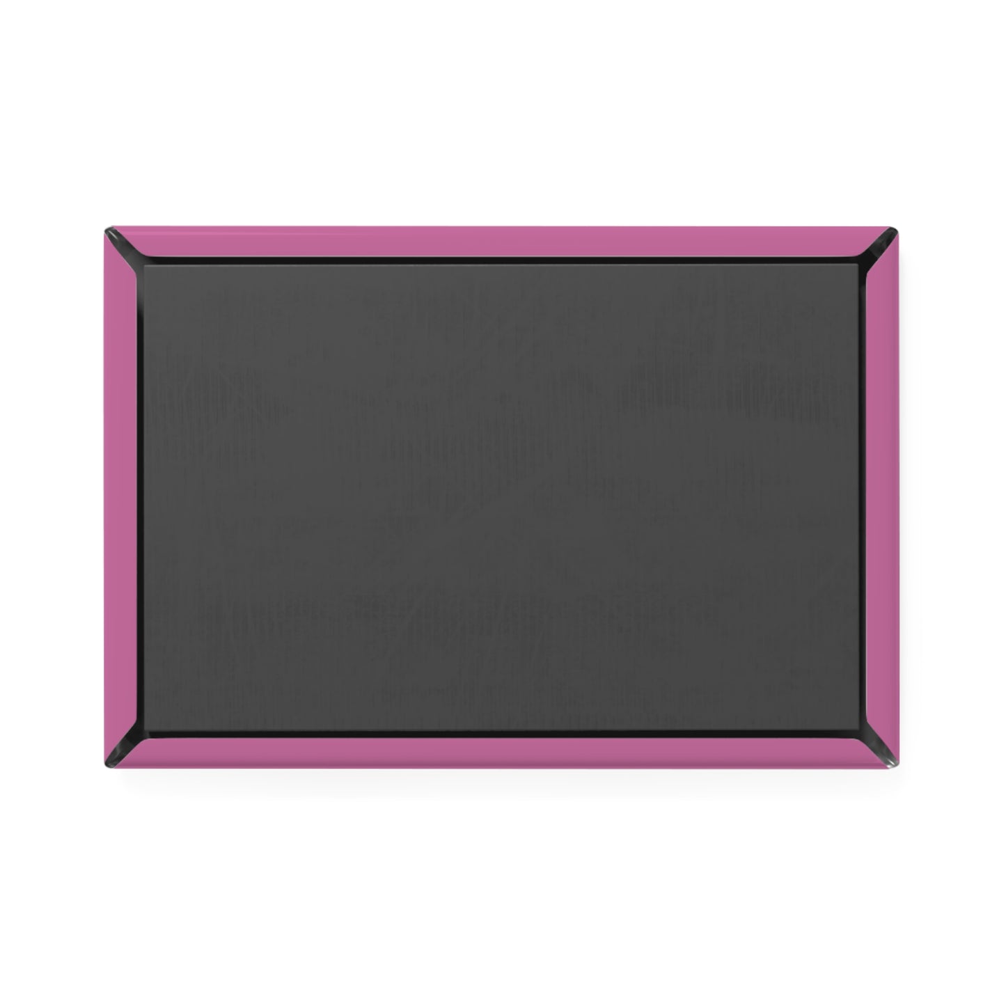 Hustle Until Your Haters Rectangle Magnet — Motivational Pink Button Magnet