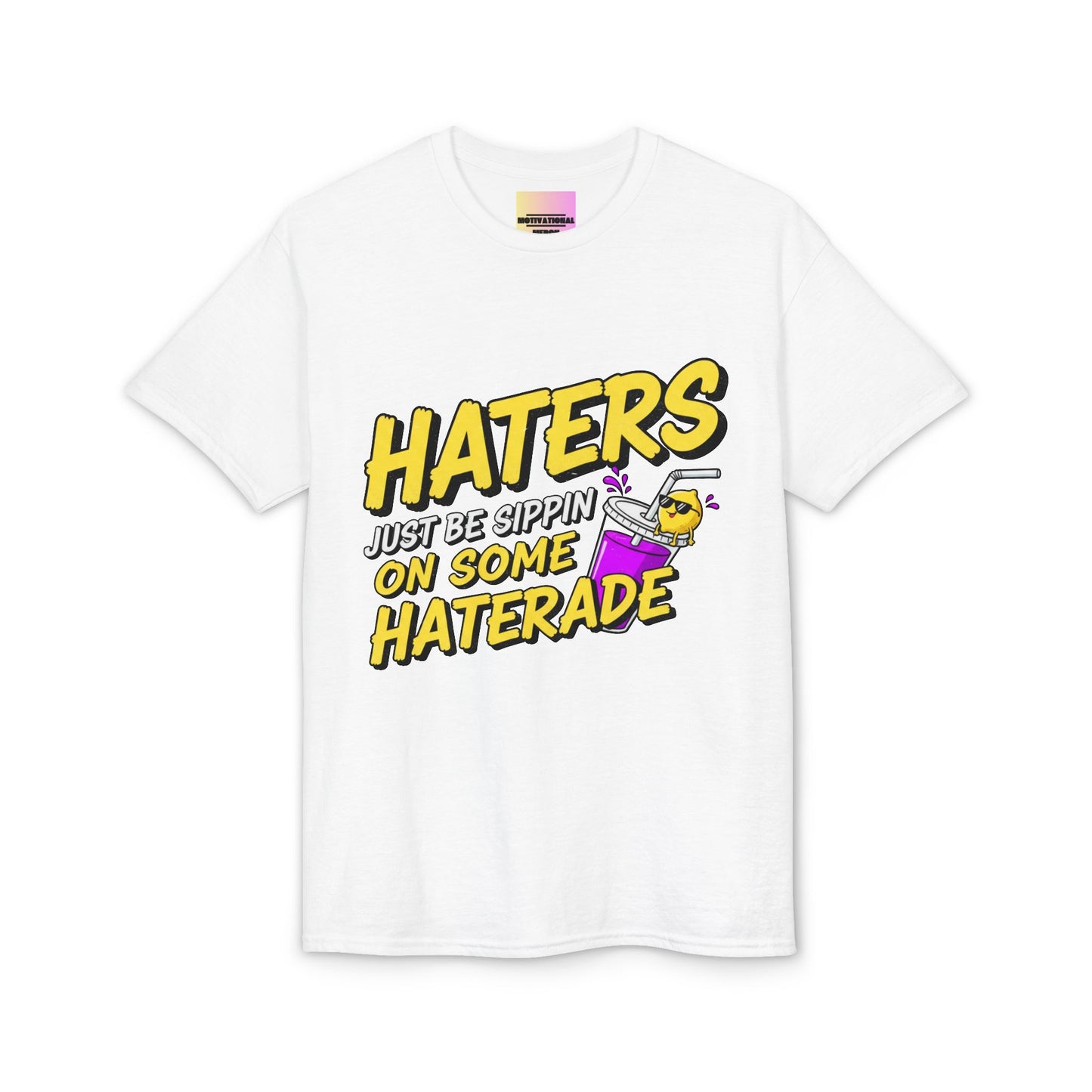 Haters Gonna Hate Tee — Retro Neon Soda Can Graphic T-Shirt
