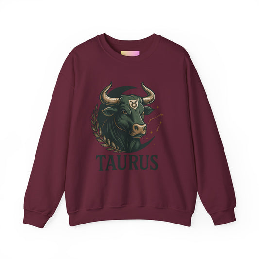 Taurus Zodiac Sweatshirt — Bull Constellation Astrology Crewneck