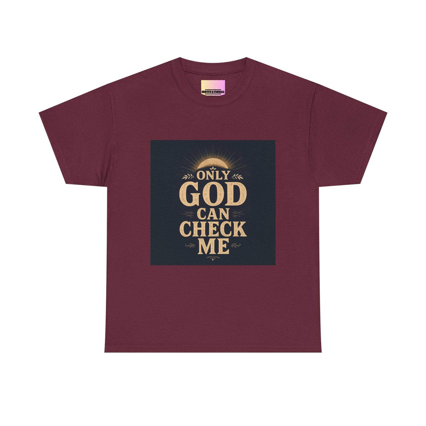 Only God Can Check Me Unisex Heavy Cotton Tee