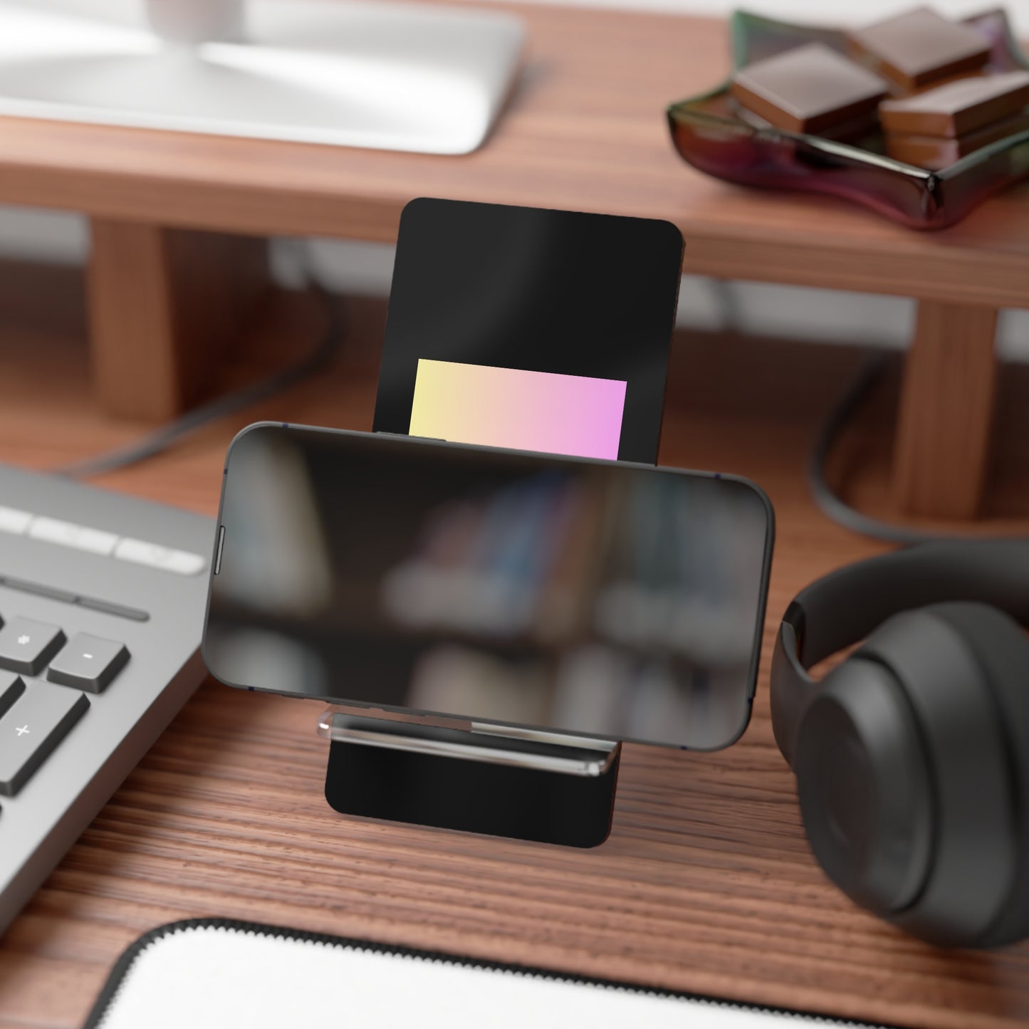 Phone Stand — 'Motivational Merch' Acrylic Mobile Display Stand