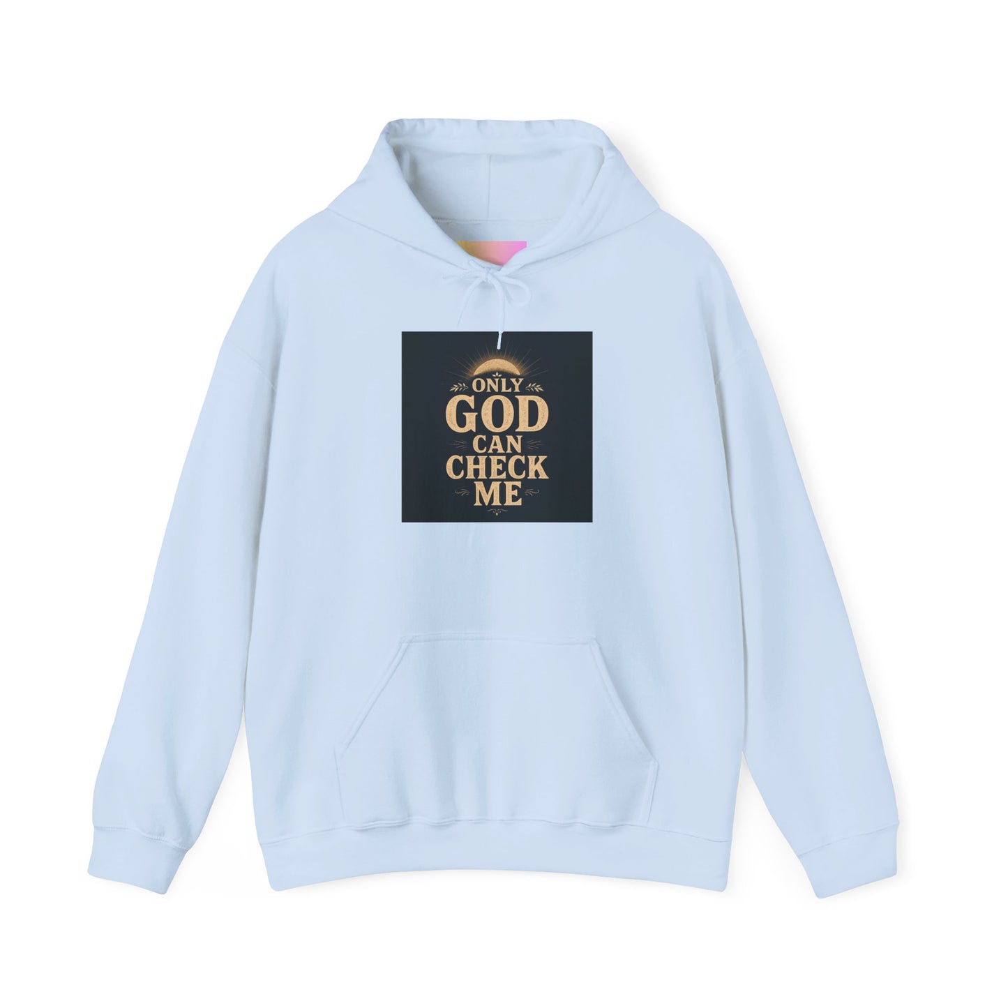 Only God Can Check Me Hoodie - Unisex Heavy Blend Sweatshirt