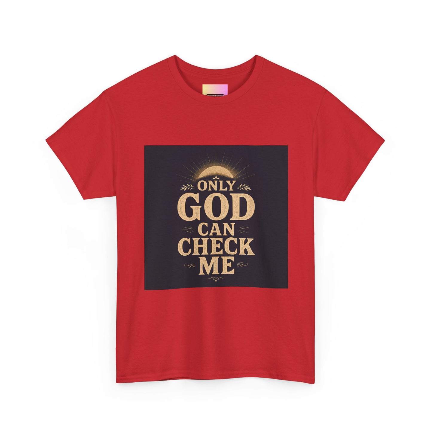 Only God Can Check Me Unisex Heavy Cotton Tee
