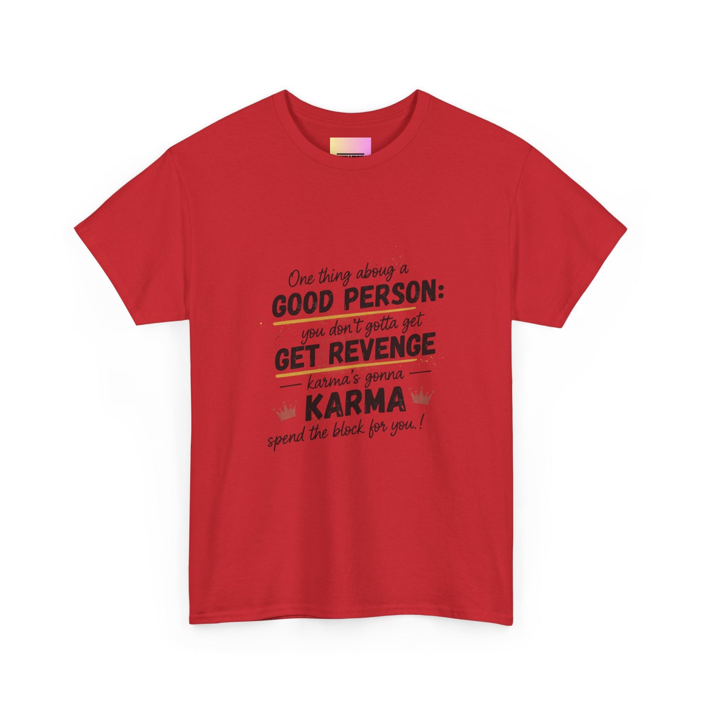 T-Shirt — "You Don’t Gotta Get Revenge" Skyline Quote Tee